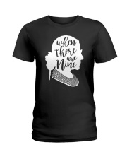 RBG - When There Are Nine Silhouette Ladies T-Shirt tile