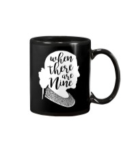 RBG - When There Are Nine Silhouette Mug tile