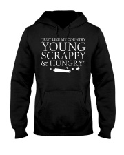 Just Like My Country Young Scrappy And Hungry Hooded Sweatshirt tile