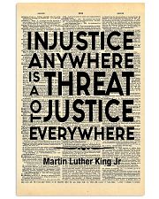 Injustice Anywhere 11x17 Poster front
