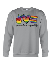 Peace Love Equality Crewneck Sweatshirt front