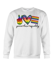 Peace Love Equality Crewneck Sweatshirt tile
