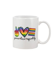 Peace Love Equality Mug tile
