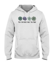 You can never have too many succulents Hooded Sweatshirt tile