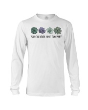 You can never have too many succulents Long Sleeve Tee tile