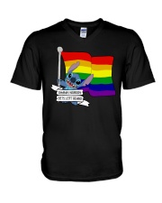 Ohana Nobody Gets Left Behind V-Neck T-Shirt tile