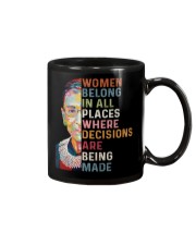 Women Belong In All Places Mug tile