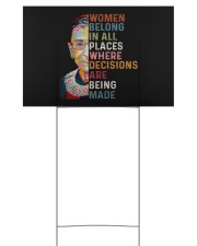 Women Belong In All Places Yard Signs tile