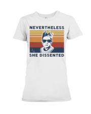 RBG Nevertheless She Dissented Premium Fit Ladies Tee tile