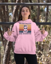 RBG Nevertheless She Dissented Hooded Sweatshirt apparel-hooded-sweatshirt-lifestyle-05