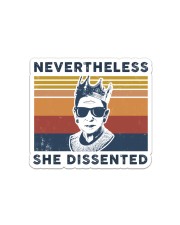 RBG Nevertheless She Dissented Sticker tile