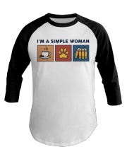 I'm A Simple Woman - Reading Retro Baseball Tee tile