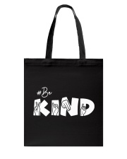 ASL Be Kind Sign Language Tote Bag tile