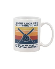 I Might Look Like I'm Listening To You - Softball Mug tile