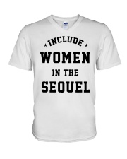Include Women In The Sequel V-Neck T-Shirt tile