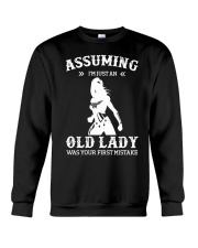 WW - Assuming I'm Just An Old Lady Crewneck Sweatshirt tile