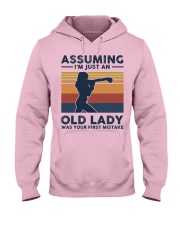 Assuming I'm Just An Old Lady - Boxing Hooded Sweatshirt front