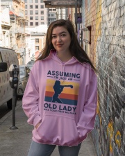 Assuming I'm Just An Old Lady - Boxing Hooded Sweatshirt lifestyle-unisex-hoodie-front-1