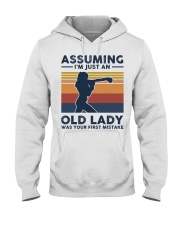 Assuming I'm Just An Old Lady - Boxing Hooded Sweatshirt tile