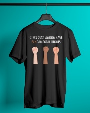 Girls Just Wanna Have Fundamental Rights Classic T-Shirt lifestyle-mens-crewneck-front-3