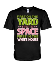 First on the yard V-Neck T-Shirt tile
