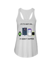 If It's Not On Ladies Flowy Tank tile