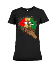 No Justice No Peace Juneteenth Premium Fit Ladies Tee tile