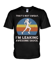 Running That's Not Sweat V-Neck T-Shirt tile