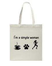 I'm A Simple Woman - Running Tote Bag tile