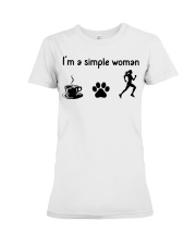 I'm A Simple Woman - Running Premium Fit Ladies Tee tile
