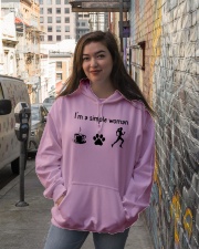 I'm A Simple Woman - Running Hooded Sweatshirt lifestyle-unisex-hoodie-front-1
