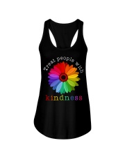 Treat People With Kindness Ladies Flowy Tank tile