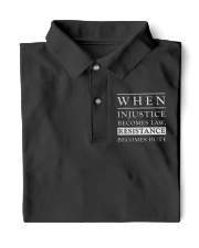 When Injustice Becomes Law Resistance Becomes Duty Classic Polo tile