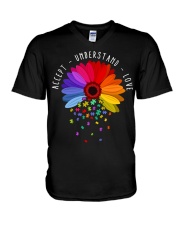 Accept - Understand - Love V-Neck T-Shirt tile