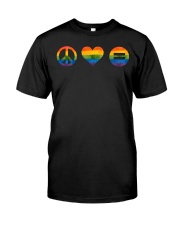 Peace Love Equality Premium Fit Mens Tee tile