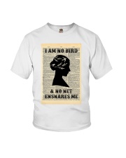 I Am No Bird And No Net Ensnares Me Dictionary Youth T-Shirt tile