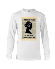 I Am No Bird And No Net Ensnares Me Dictionary Long Sleeve Tee tile