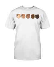 Black Lives Matter Fists Classic T-Shirt front