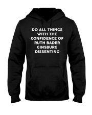 Do All Things With The Confidence Of RBG Hooded Sweatshirt tile