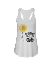 Mandala Elephant You Are My Sunshine Ladies Flowy Tank tile