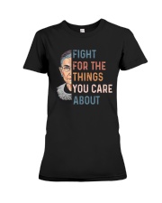 Fight For The Things You Care About Premium Fit Ladies Tee tile
