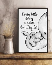 Elephant Mother And Baby - Be Alright 11x17 Poster lifestyle-poster-3