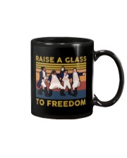 Hamilton Guys Raise A Glass To Freedom Mug tile