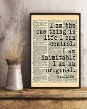 Hamilton I Am The One Thing In Life I Can Control 11x17 Poster lifestyle-poster-3