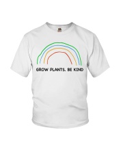 Grow plants Be kind Youth T-Shirt tile