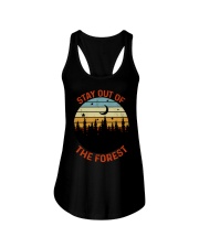 Stay Out Of The Forest Ladies Flowy Tank tile