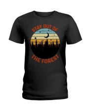 Stay Out Of The Forest Ladies T-Shirt tile