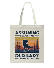 Assuming I'm Just An Old Lady - Dinosaur Tote Bag tile