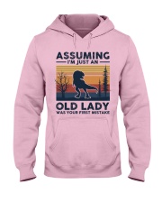 Assuming I'm Just An Old Lady - Dinosaur Hooded Sweatshirt front