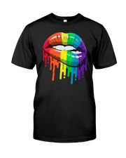 Rainbow Lips Premium Fit Mens Tee tile